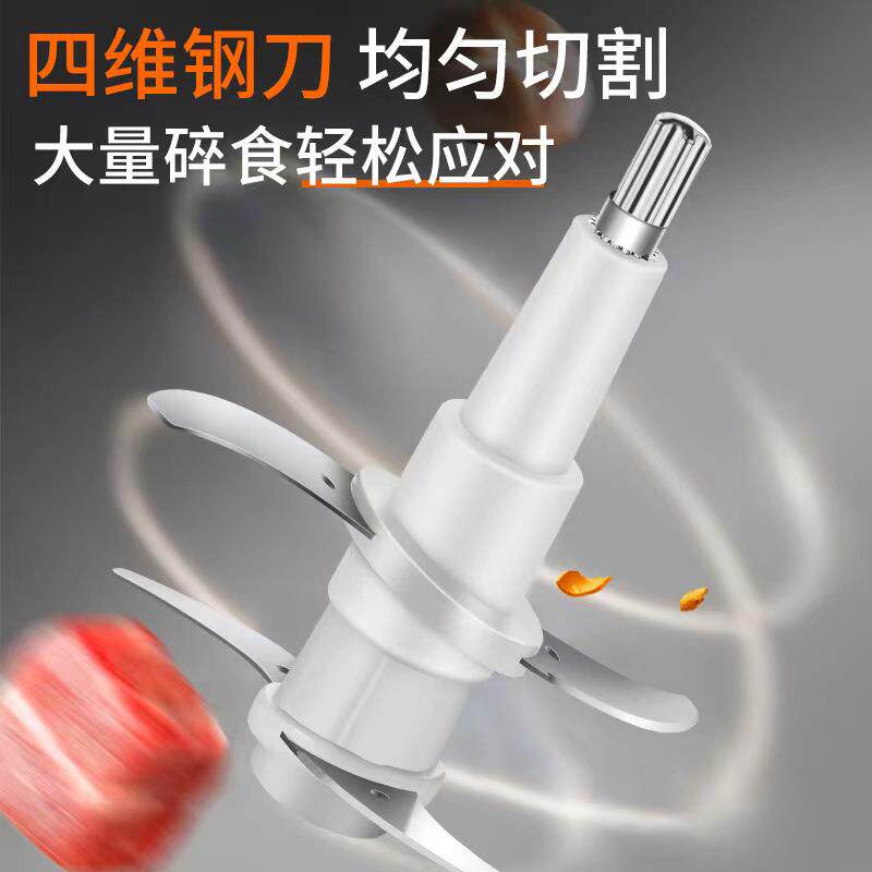 龙德利6L电动绞肉机XL-027商用不锈钢绞肉机双速厨房料理搅菜器
