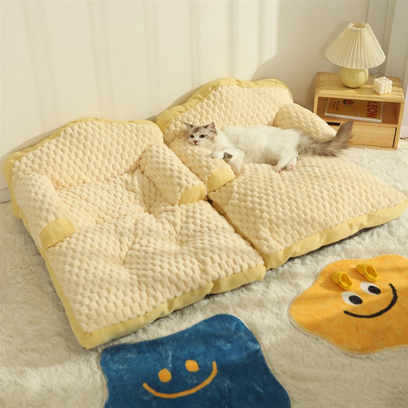 速发猫窝四季通用猫垫子睡觉用可拆洗狗窝猫睡垫冬季保暖沙发猫床