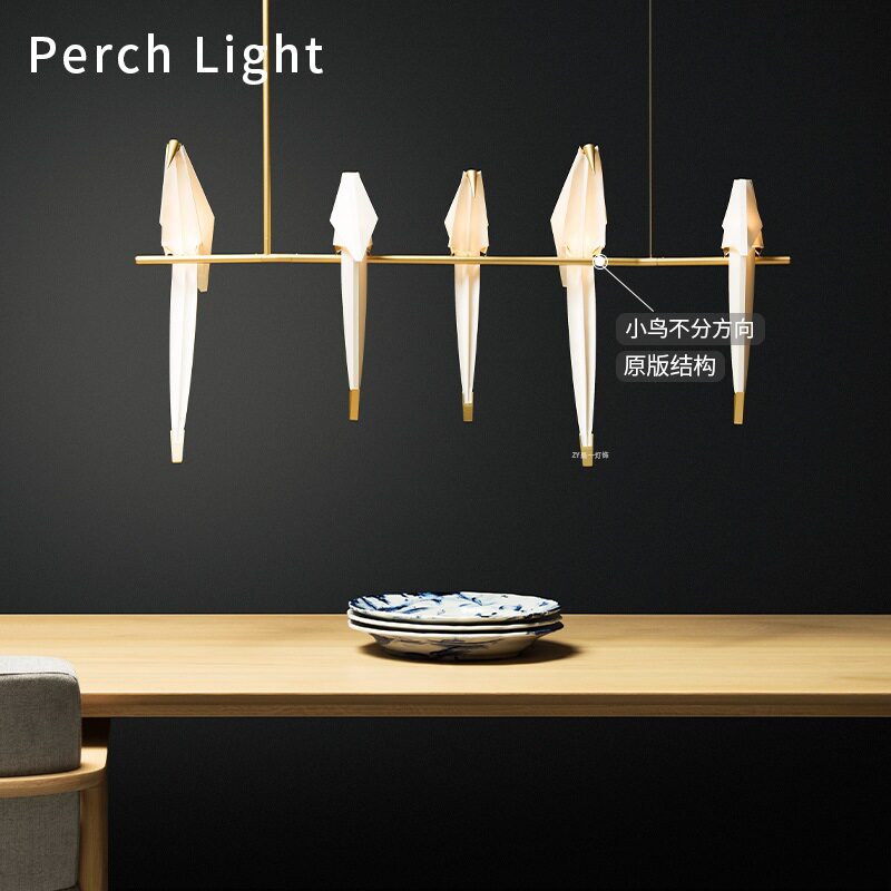 台岛个性餐厅台餐桌吊灯Li荷兰吧千纸鹤gh设计师款t设计师Perch