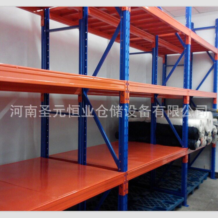 仓储货架厂家重型货架工业布料布匹料盘架三立柱仓库库房高位货架