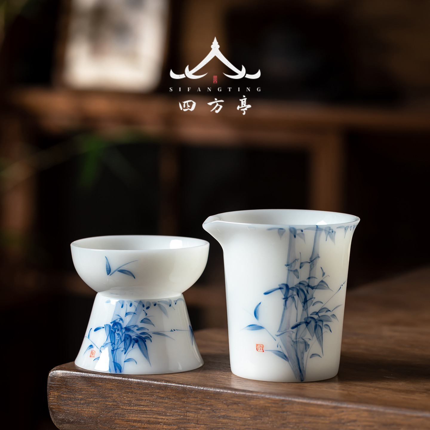 高端手工冰种玉瓷公道杯茶海2026新款分茶器防烫公杯陶瓷茶具茶漏