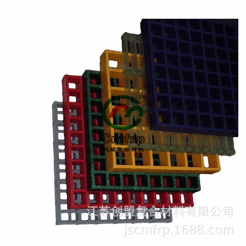 玻璃钢网格板  FRP-GRP复合格栅板  玻璃钢格栅板  玻璃钢制品图片