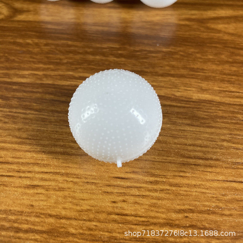 白色9克蜡丸壳空塑料克蜜丸壳塑料球药球壳药丸包装规格齐全批发
