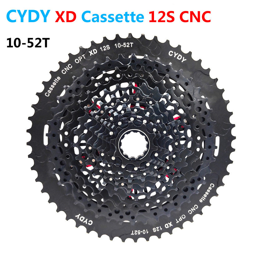 DYDY山地自行车飞轮12速兼容速联XD塔基超轻CNC飞轮10-52T