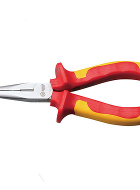 Booher宝合工具VDE绝缘工具-双色VDE绝缘尖嘴钳钳子0220106