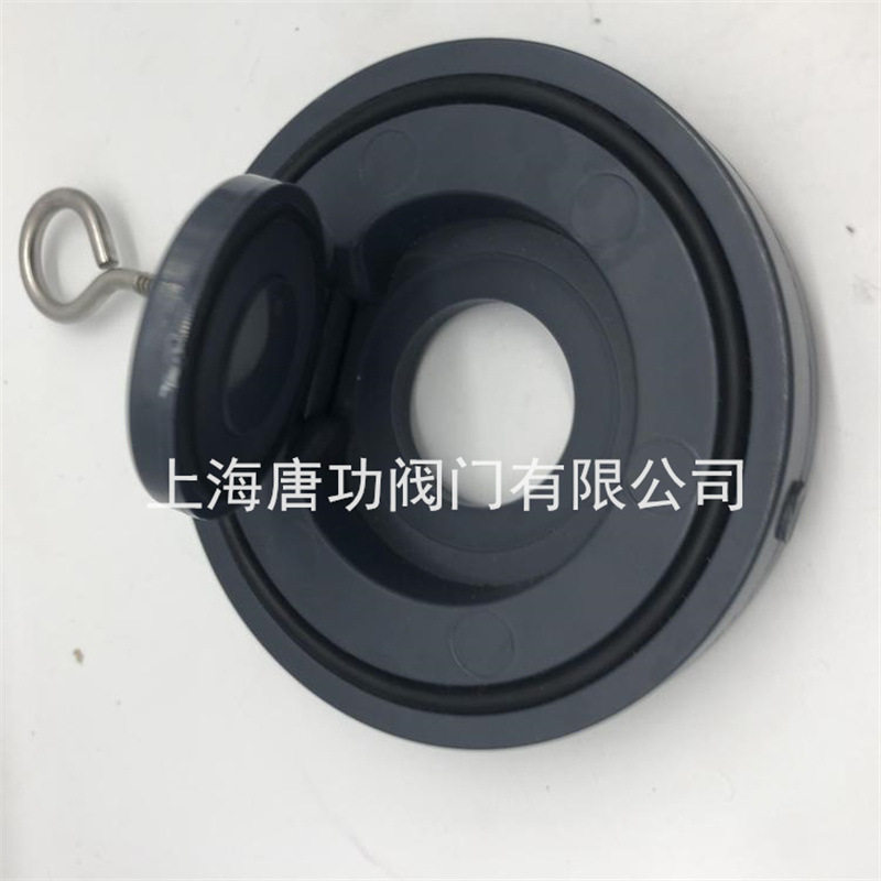 UPVC单片式对夹止回阀PVC逆止阀耐腐酸耐碱塑料止回阀H74X-10S