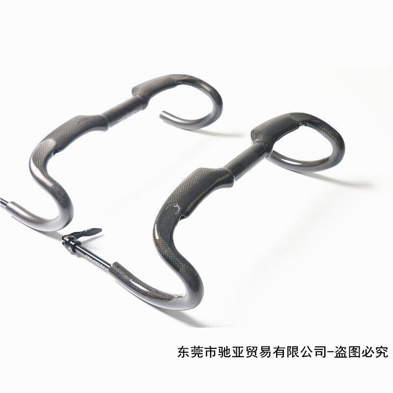 无标新款全碳纤维公路自行车折叠车弯把跑车把小弯把ADH弯把