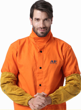 友盟 AP-9116 金黄色全皮手袖 耐高温,抗火 防飞溅等功能