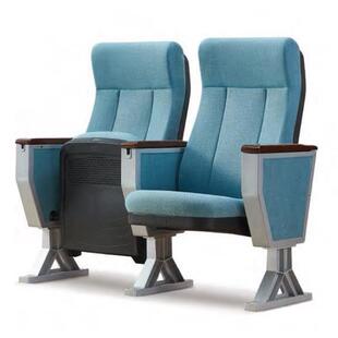 礼堂椅排椅阶梯教室报告厅座椅金属骨架连排高密度布艺椅子扶手