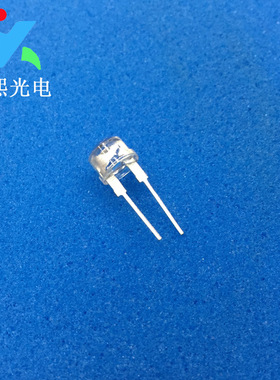 F8草帽0.5w蓝灯led灯珠发光二极管 直插8mm蓝色灯珠 蓝灯