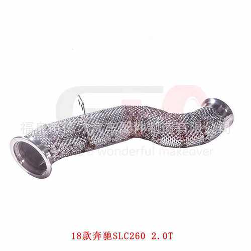 18款奔驰SLC260  2.0T 改装直通头段 奔驰C级c200  C180 C200LE20