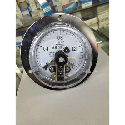 红旗牌电接点压力轴向带边YX1001.6MPA2.5MPA10VA30VA