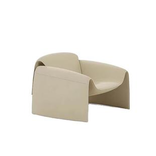 现代简约螃蟹椅设计师阳台椅弧形单人沙发休闲椅网红采访接待椅子