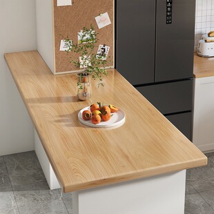 单独全实木桌面板简约家用加厚桌松木板材餐桌书桌面板现货