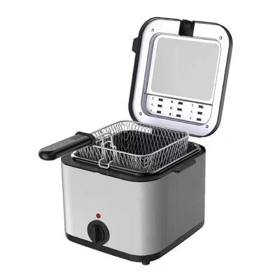 家用油电炸锅炸鸡排薯条小吃炸炉宿舍学生炸锅110V oil fryer pot