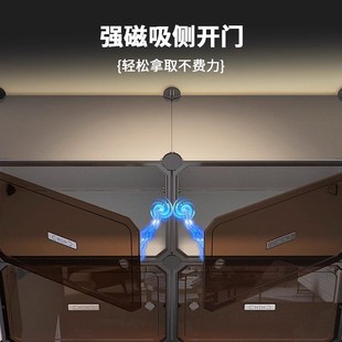 头盔收纳柜放置摩托车帽子的展示盒大容量M家用机车装备落地摆放