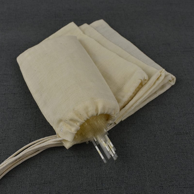 牛冻精布袋牛冻精袋子亚麻布布袋液氮罐畜牧改良冻精存储纱布袋子