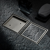 万康磁悬浮大排量地漏淋浴房方形隐形地漏全铜防臭浴室淋浴卫生间