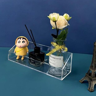 亚克力盒子透明斜口展示盒超市长方形陈列盒干货收纳盒货架盒定制