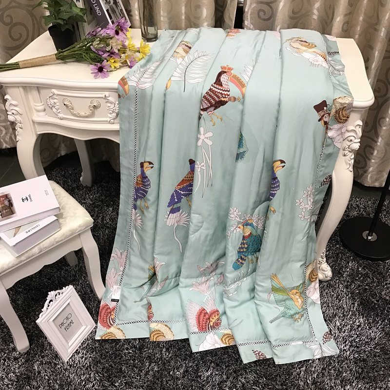 天丝夏凉被冰丝莫代尔空调被单人夏被双人夏天夏季薄款被子可水洗,床上用品,化纤被,淘宝优惠券,粉丝福利购,淘宝优惠卷