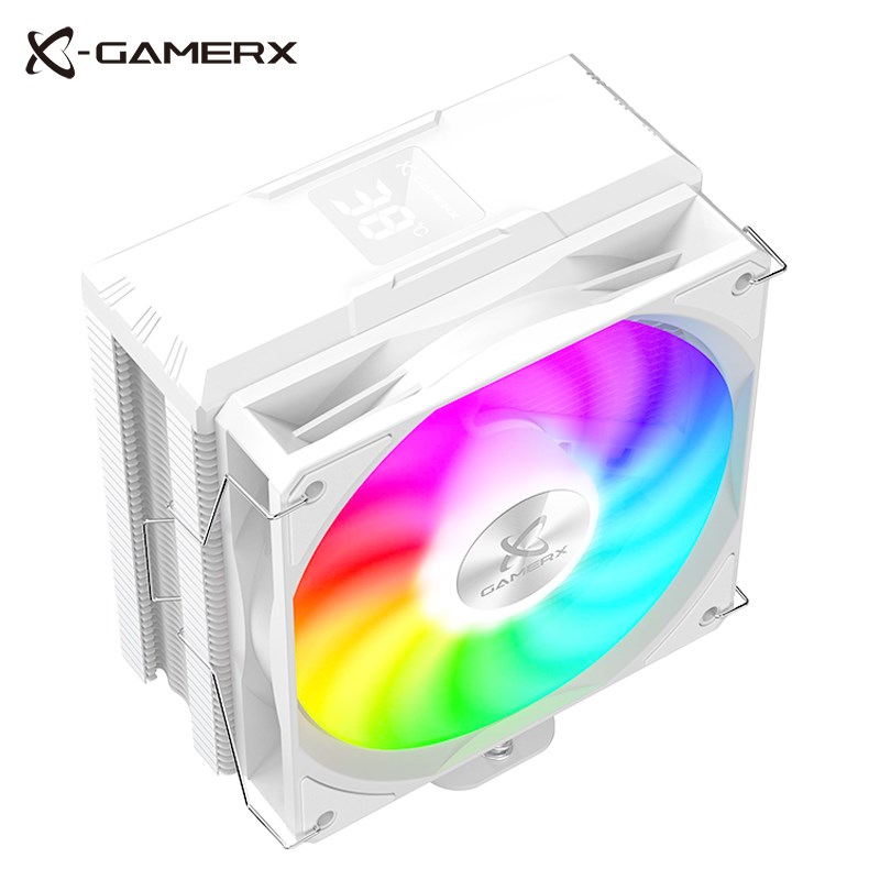 未知玩家Z6000散热器CPU风扇数显六铜管温度显示RARGB电脑塔式风