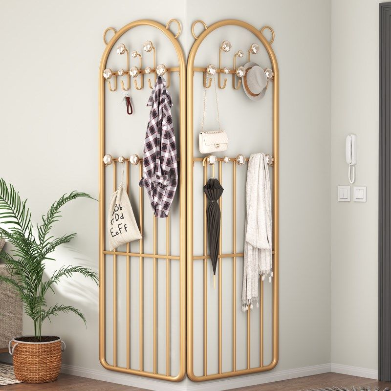 轻奢门后衣帽架玄关墙上挂衣架家用入户门挂衣板立式超薄置物架子,收纳整理,衣帽架,淘宝优惠券,粉丝福利购,淘宝优惠卷