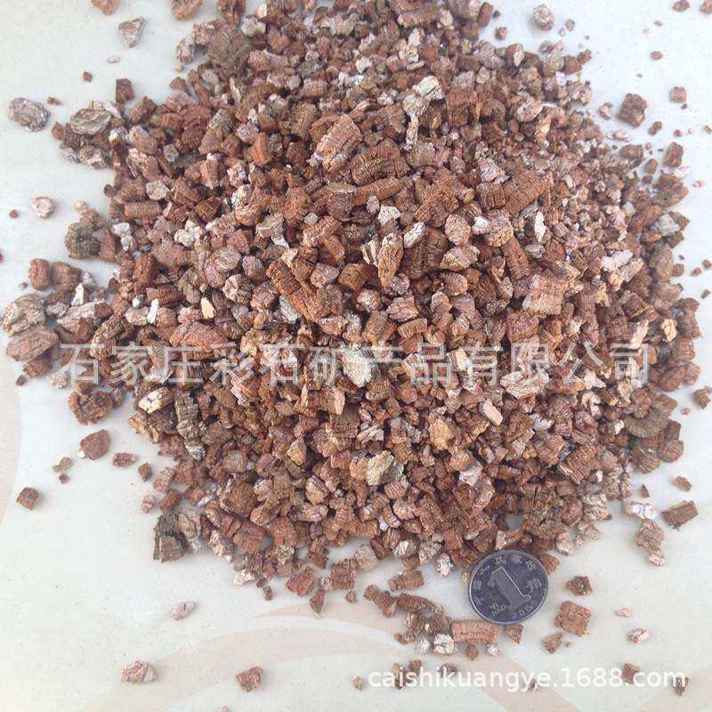 供应蛭石100升、2-4mm3-6mm银白色蛭石、金黄色蛭石