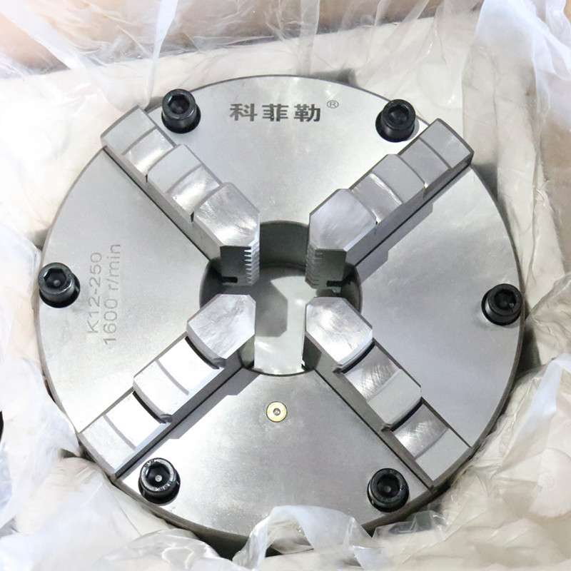 科菲勒车床三爪自定心卡盘K11 80四爪自定卡盘K12200四爪同步夹具