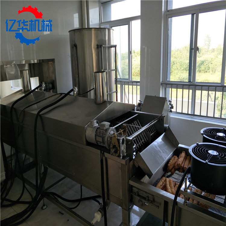 厂家订置油条油炸机全自动炸油条机器小型波轮式炸油条设备