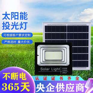 现货新农村100W投光灯LED灯户外庭院灯家用高亮照明路灯
