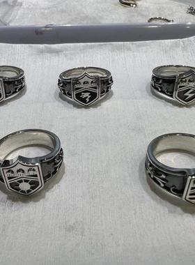 新款小众初代家庭教师彭格列戒指六守戒复古做旧高级个性独特指环