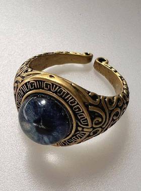 黑暗之魂3教宗左眼右眼戒指黑魂周边沙力万指环原创设计轻奢ins