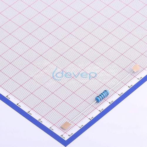 2W金属膜电阻1% 1K 1K5 2K 2K2 3K 3K3 3K6 4K7 5K1 6K8 7K5 9K1