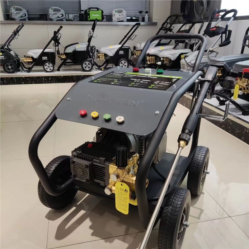 绿田7.5KW超高压清洗机绿田猛犸M7Pro商用高压洗货车