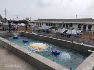 环保工程公司专用太阳能曝气机 提水式大浪花曝气