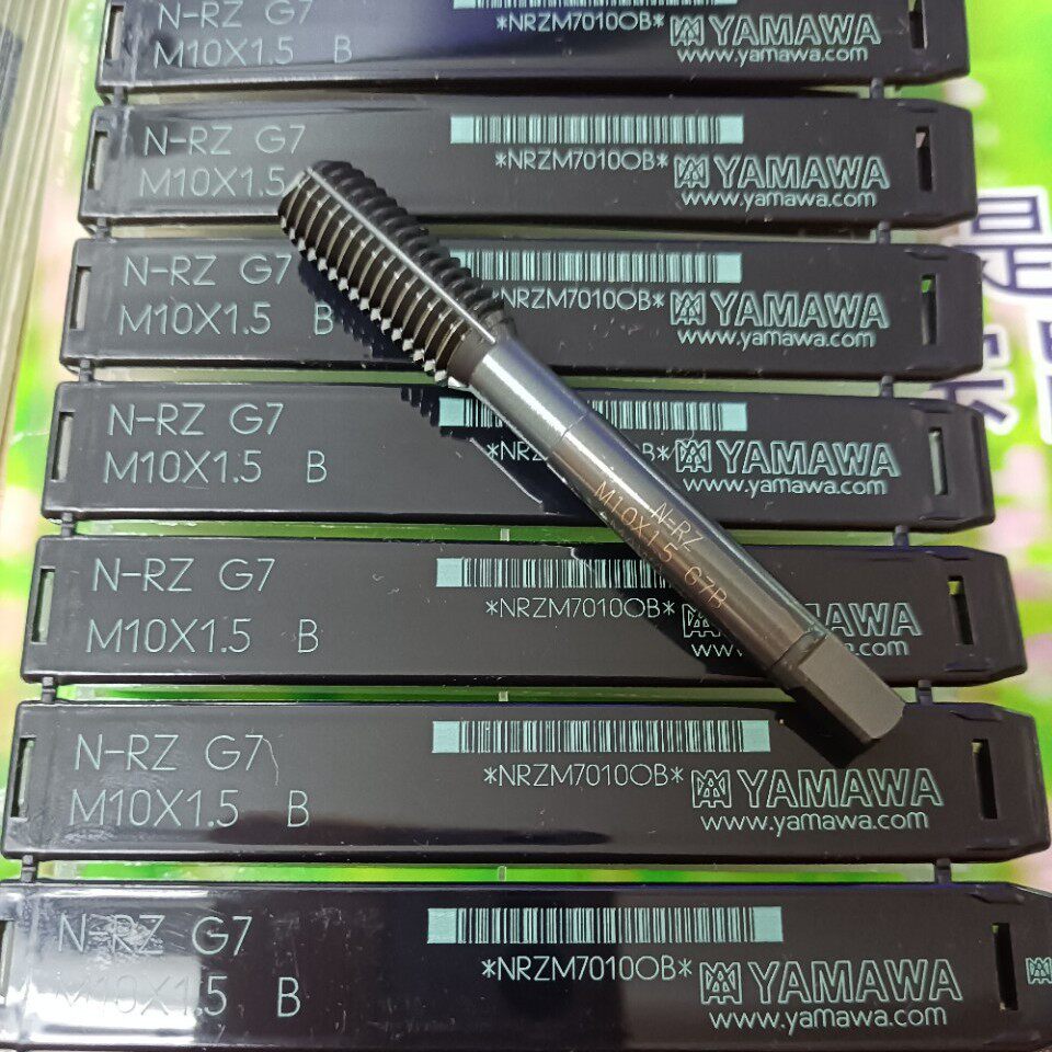 日本YAMAWA钢件用黑色挤压丝锥 N-RZ M10*1.5 通孔盲孔挤压丝攻