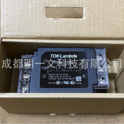 RSAN-2006L电源线滤波器全新 250VAC 6A导轨安装RSAN系列