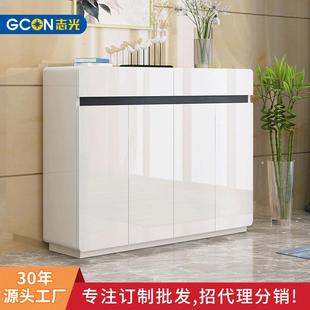 柜简约现代家用门口进门大容量防尘鞋 志光多功能入户鞋 架烤漆轻奢