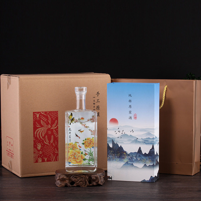 酒类包装盒成套原酒6瓶装批发