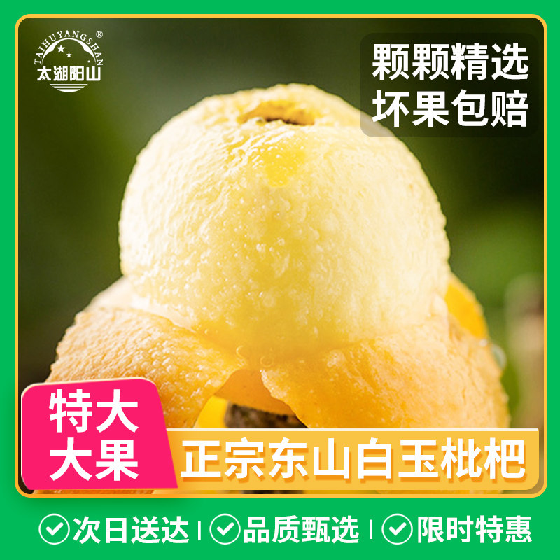 【超甜】正宗苏州东山白玉枇杷新鲜孕妇水果当季青种塘栖白沙琵琶