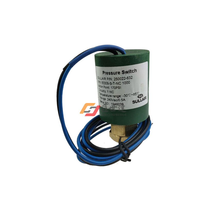 空压机保护开关250022-632寿力LS10/LS12螺杆空压机高压停机开关