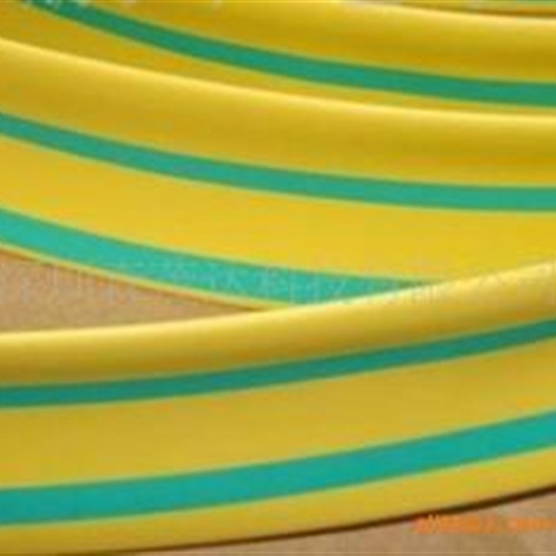 优质加厚环保 黄绿热缩套管25 阻燃 双色热缩管 内径25mm  50米