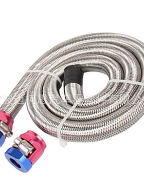 尼龙线编制织油管改装油冷器高压油管AN4AN6AN8AN10AN12黑色