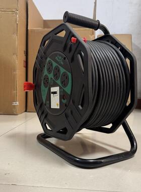 移动电缆盘220v手提卷线盘带线电源盘拖线盘线轴10A电线盘