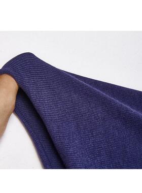 260G秋冬2*2罗纹布坑条肌理面料40S人棉氨纶打底弹力布螺纹布料