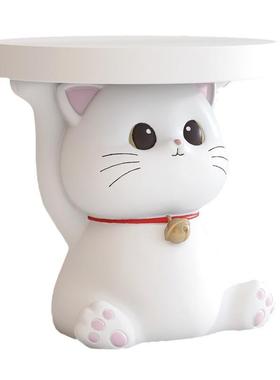 卡通创意玄关换鞋凳落地摆件家居装饰品卧室床头柜置物架乔迁礼品