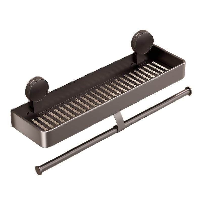 太空铝卫生间置物架吸盘免打孔浴室洗漱台收纳架通用厨房调料架子,家装主材,卫浴置物架,淘宝优惠券,粉丝福利购,淘宝优惠卷