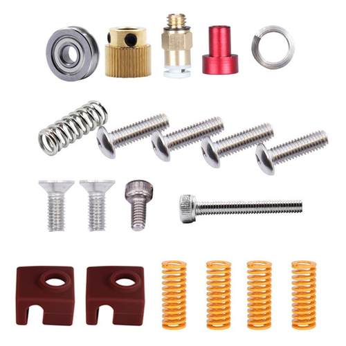 d打印机配件CR10/Ender升级版挤出机+PETG管+弹簧+新款硅胶套