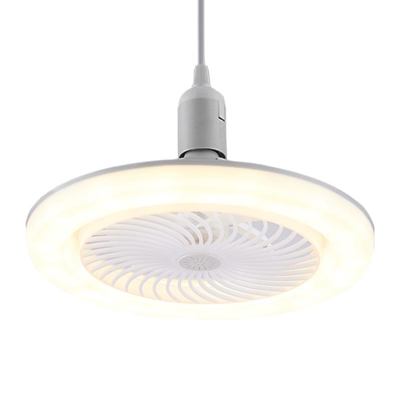 节螺口风扇灯E27扇灯照明一体吊灯能风大力卧室床/大观头书房灯风