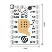 D打印机配件TMC2209V4.0静音步进电机驱动器电压5.5v高细分256